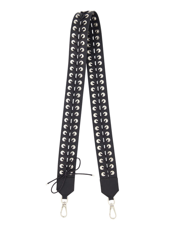 Ludovic De Saint Sernin Black Lace Up Bag Strap