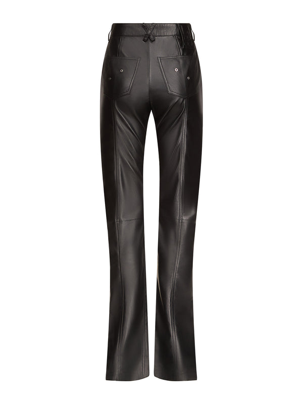 Ludovic De Saint Sernin Candy Trousers In Leather
