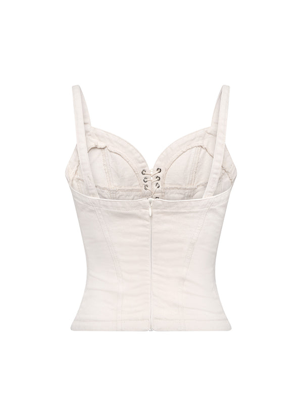 Ludovic De Saint Sernin Cleavage Bustier Top
