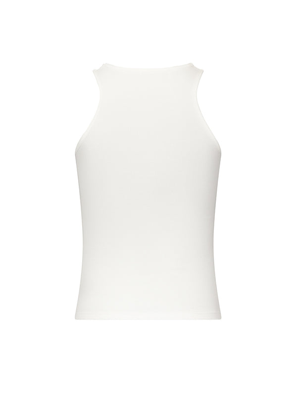 Ludovic De Saint Sernin Crystal Tank Top In Cotton