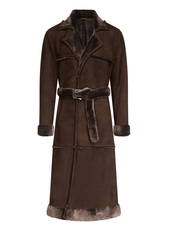 ludovic de saint sernin Deborah Coat in Shearling