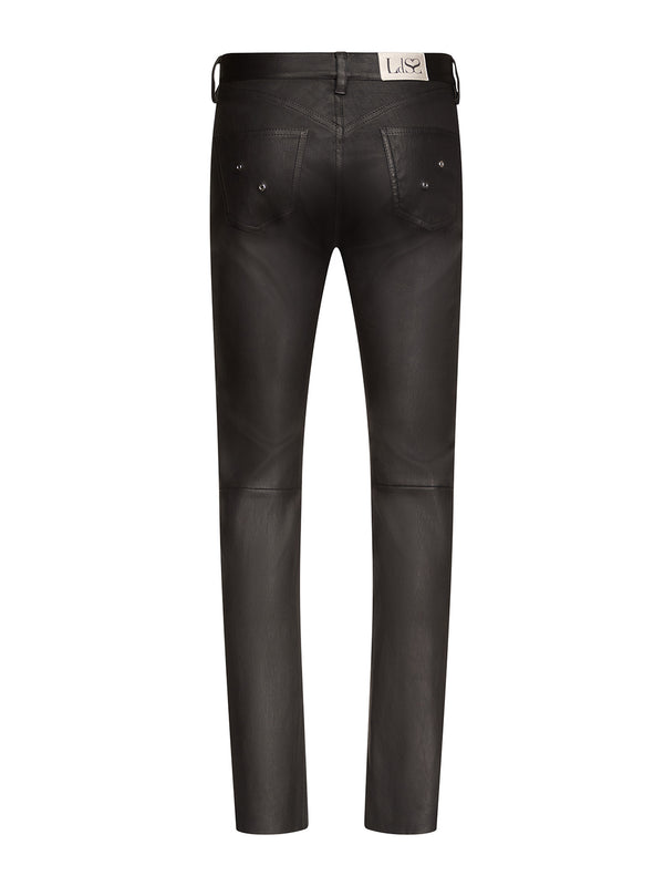 Ludovic De Saint Sernin Lace-Up Pants In Leather