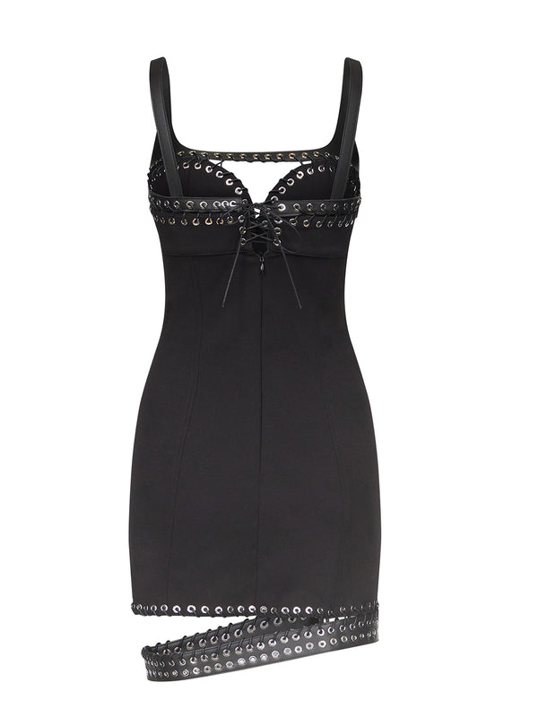 Ludovic De Saint Sernin Lucy Cleavage Mini Dress