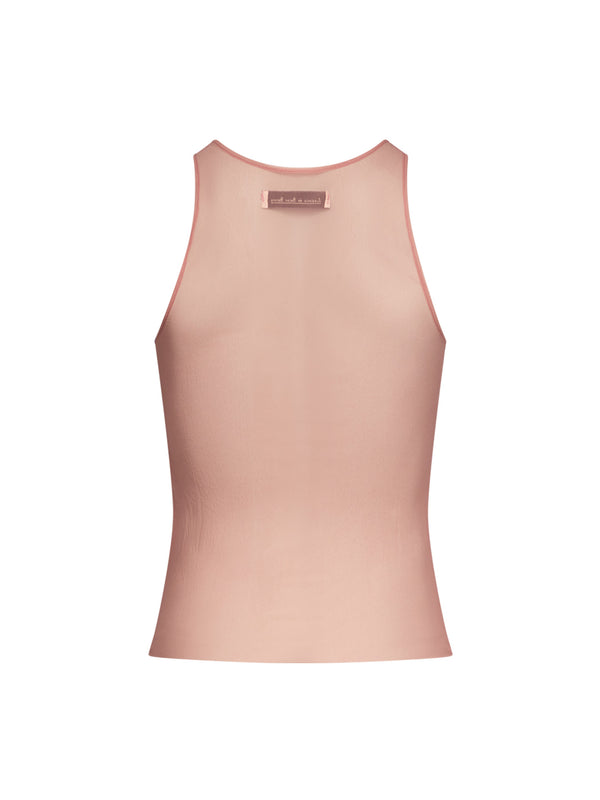 Ludovic De Saint Sernin Mesh LdSS Crystal Tank Top