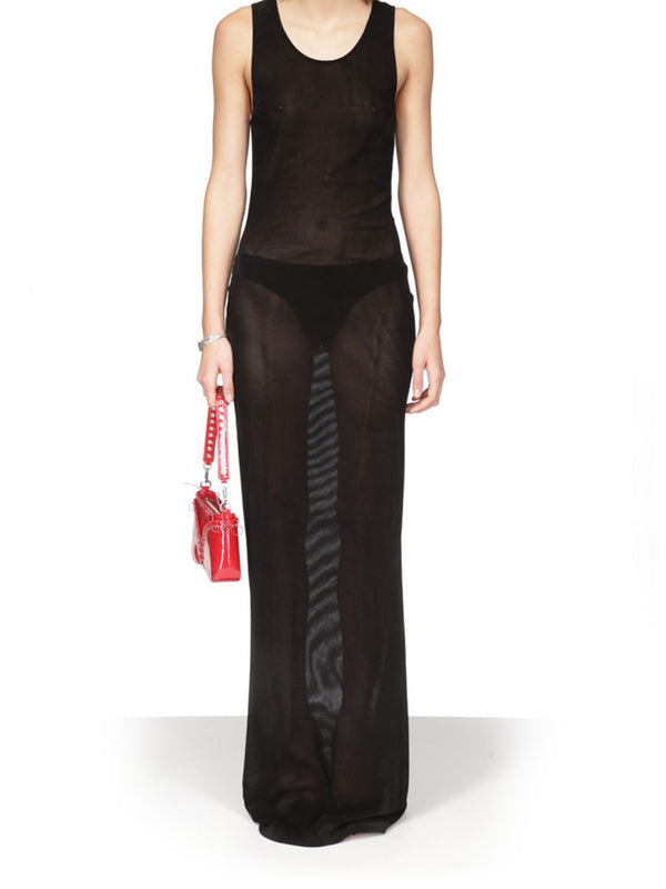 Ludovic De Saint Sernin Tank Dress In Velvet