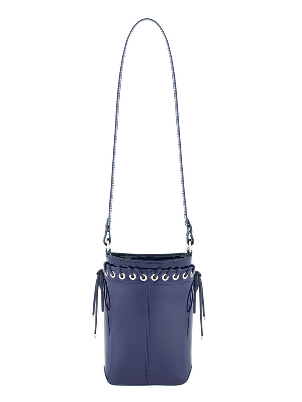 Ludovic De Saint Sernin The Cleavage Crossbody Bag In Blue Patent