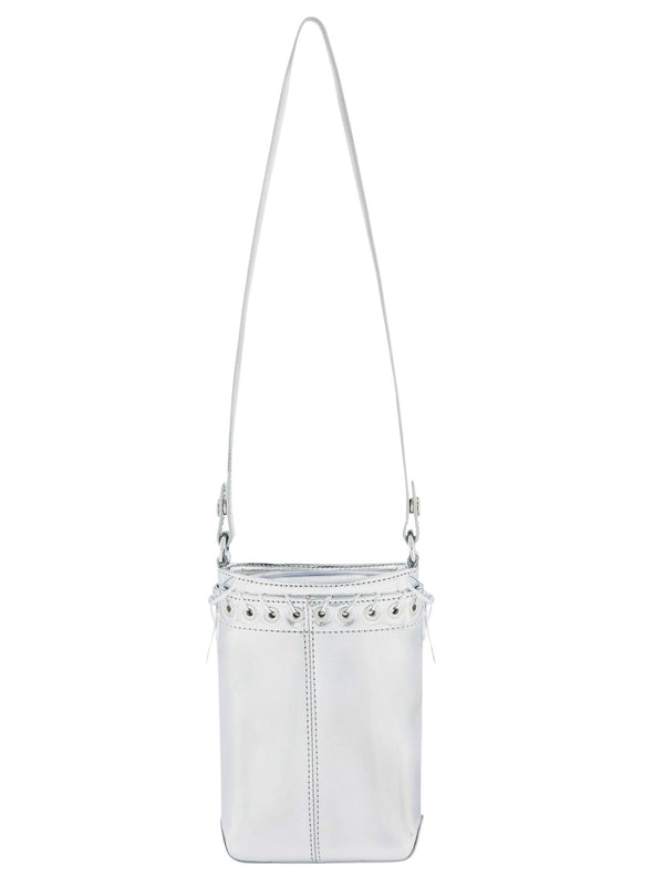 Ludovic De Saint Sernin The Cleavage Crossbody Bag In Mirror Leather