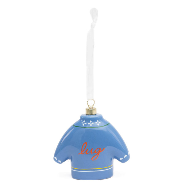 lug Ceramic Sweater Ornament