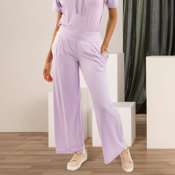 Lug Coupe Wide Leg Full Length Pants