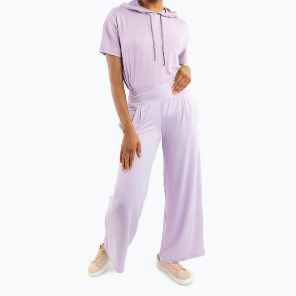lug Coupe Wide Leg Full Length Pants