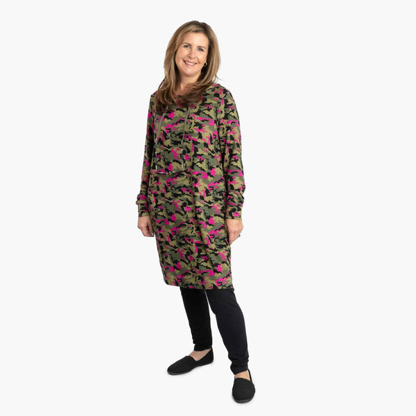 Lug Dilly Dally Brushed Sweater Knit Lounge Dress