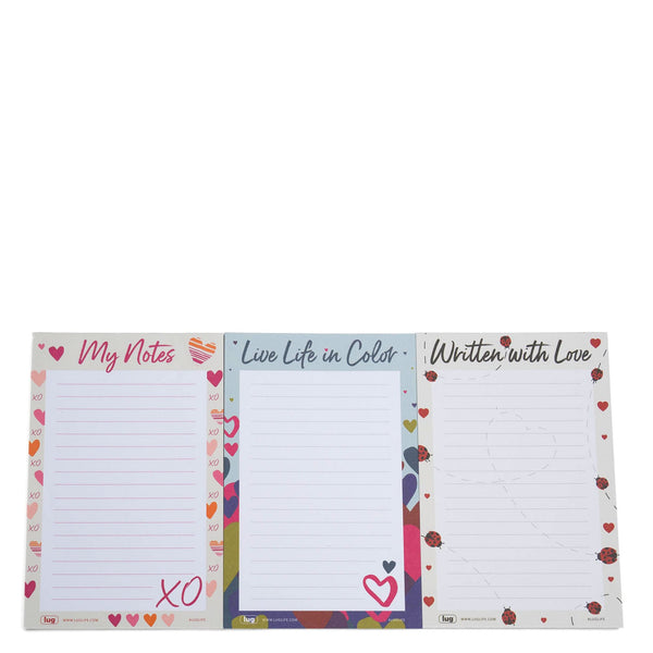 Lug Doodle Notepad 3pk - 4.25" X 6.5"