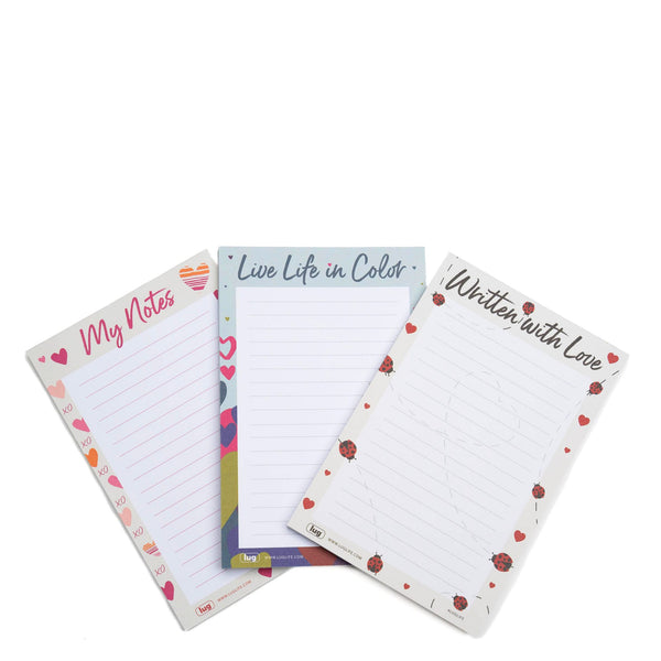 lug Doodle Notepad 3pk - 4.25" x 6.5"