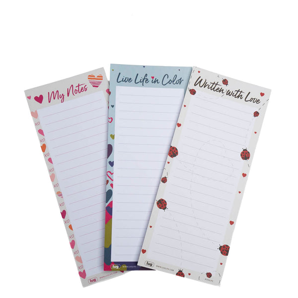 lug Doodle Notepad 3pk - 4.5" x 11"