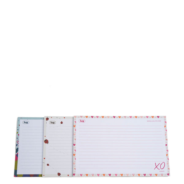 Lug Doodle Notepad 3pk - 8.5" X 5.5"