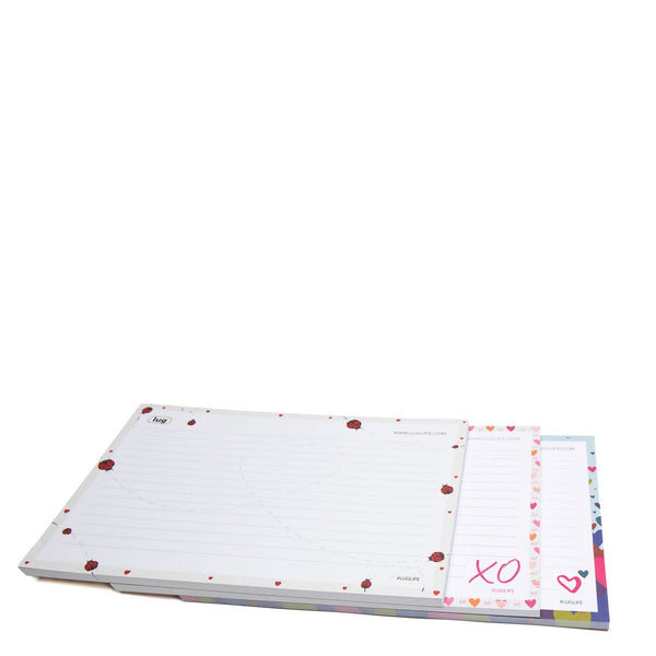 Lug Doodle Notepad 3pk - 8.5" X 5.5"
