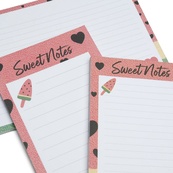 Lug Doodle Notepad 3pk - Assorted