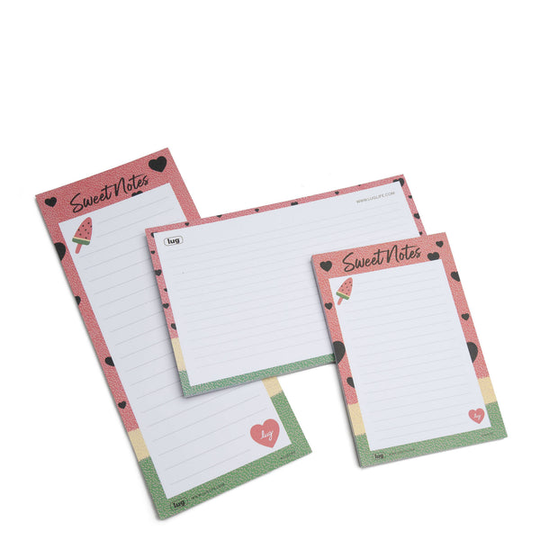 lug Doodle Notepad 3pk - Assorted