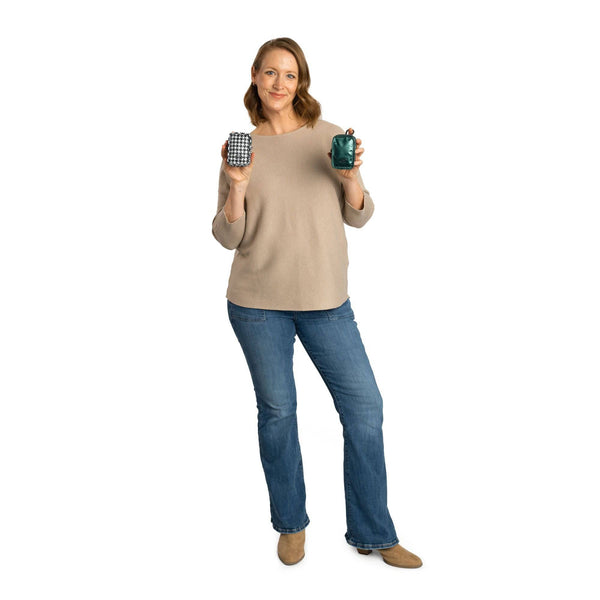 Lug Drizzle Mini Zip Storage Pouch - 2pc Set