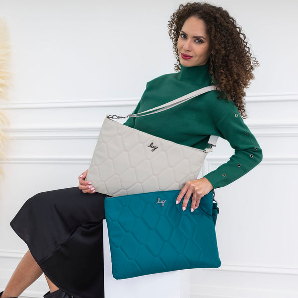 Lug Galley Satin Luxe VL Portfolio Crossbody Bag