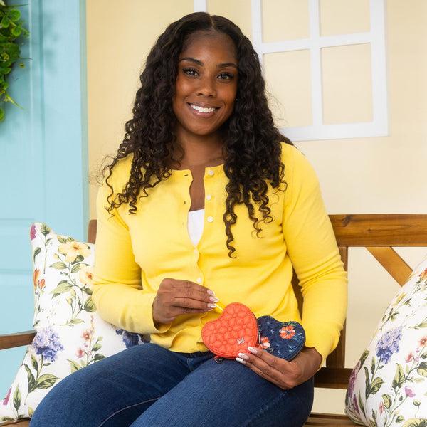 Lug Heart Pouch 2pc Set