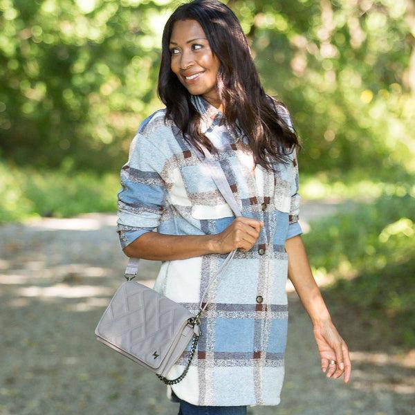 Lug Huddle Matte Luxe VL Shoulder Bag