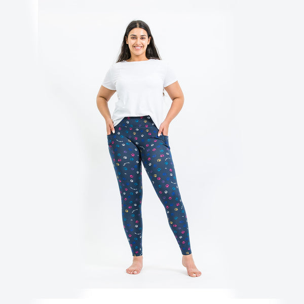 Lug Lugging Ankle Leggings - Prints