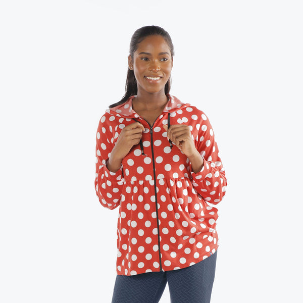 lug Shimmy Brushed Jersey Zip Up