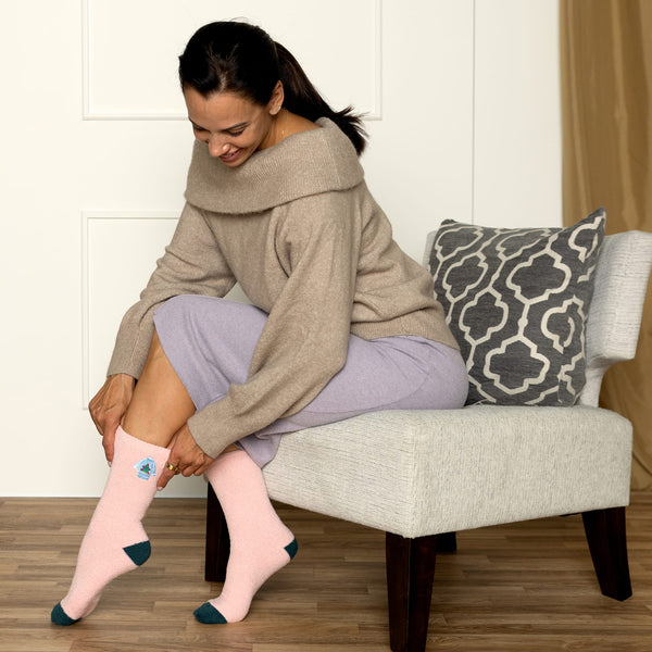 Lug Tip Toe Socks 2pk