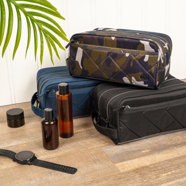 Lug Wheelbarrow Brushed Dopp Kit