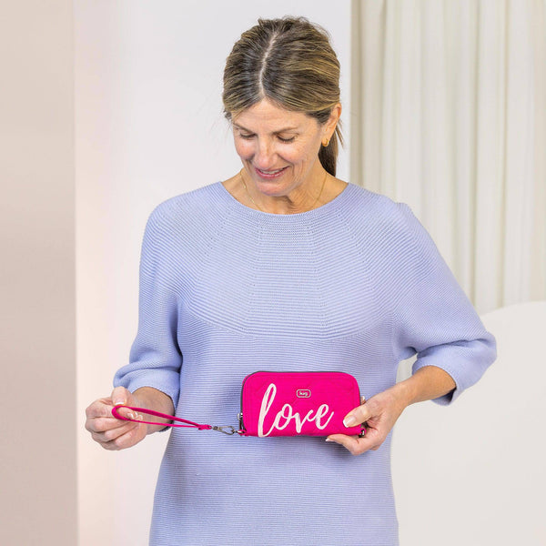 Lug Whirly Love RFID Wristlet Wallet