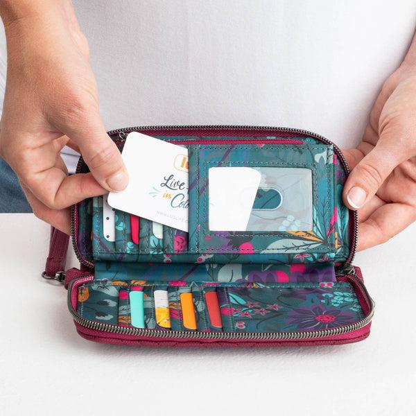Lug Whirly Matte Luxe VL RFID Wristlet Wallet