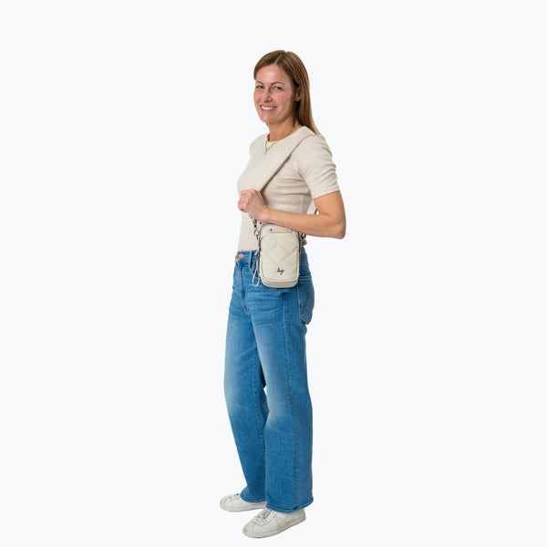 Lug Skeeter Mini Bridge Satin Luxe VL Convertible Crossbody Bag