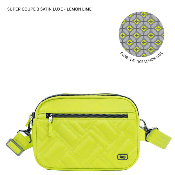 lug Super Coupe 3 Satin Luxe VL Convertible Crossbody Bag