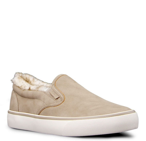 Lugz Women's Clipper Lx Fur Slip-On Sneaker