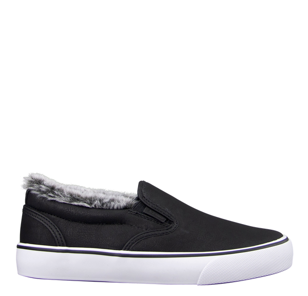 lugz Women's Clipper Lx Fur Slip-On Sneaker