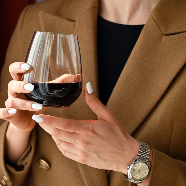 Luigi Bormioli Atelier 23.25oz Cabernet Stemless Wine Glasses (Set Of 6)
