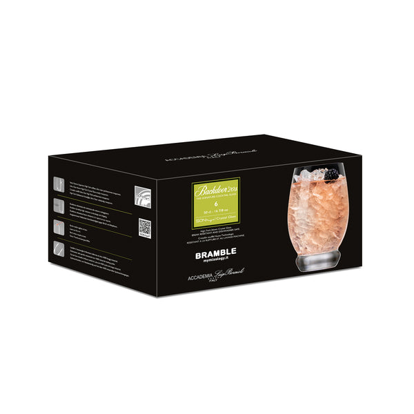 Luigi Bormioli Backdoor '20s 16.75oz Bramble Highball Glasses (Set Of 6)