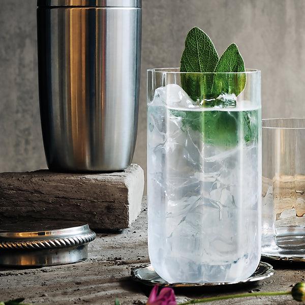 Luigi Bormioli Jazz 15.25oz Long Drink Highball Glasses (Set Of 4)