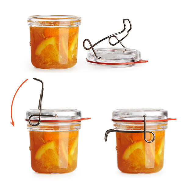 Luigi Bormioli Lock-Eat 67.75oz Handy Canning & Food Jar (1 Piece)