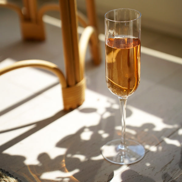 Luigi Bormioli Jazz 7oz Flute Glasses (Set Of 4)