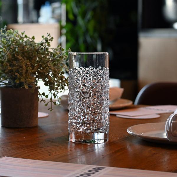 Luigi Bormioli Mixology 16.25oz Textures Highball Glasses (Set Of 4)