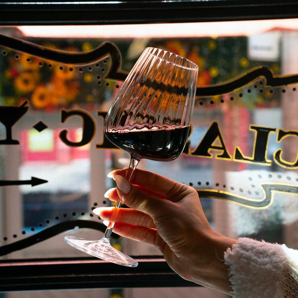 Luigi Bormioli Optica 23.75oz Bordeaux Red Wine Glasses (Set Of 4)