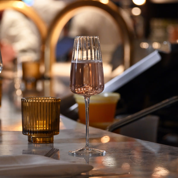 Luigi Bormioli Optica 7oz Prosecco Flute Glasses (Set Of 4)