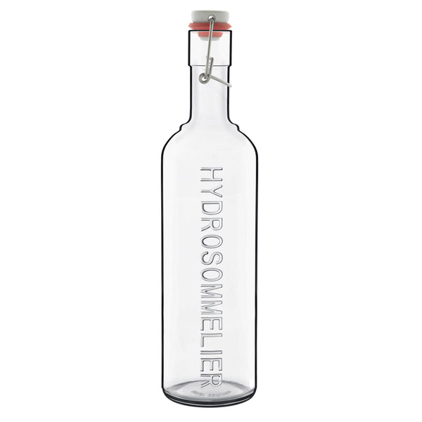 luigi bormioli Optima 34oz Hydrosommelier Bottle with Stainless Steel Airtight Closure (1 Piece)
