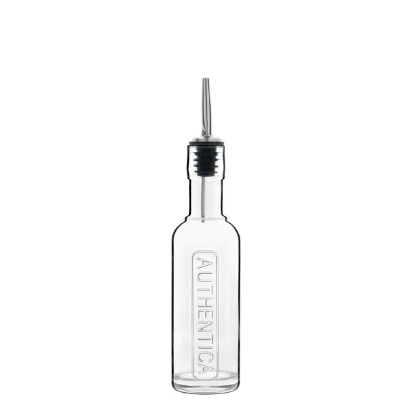 luigi bormioli Optima 8.5oz Authentica Bottle with Silicone / Stainless Steel Pourer (1 Piece)