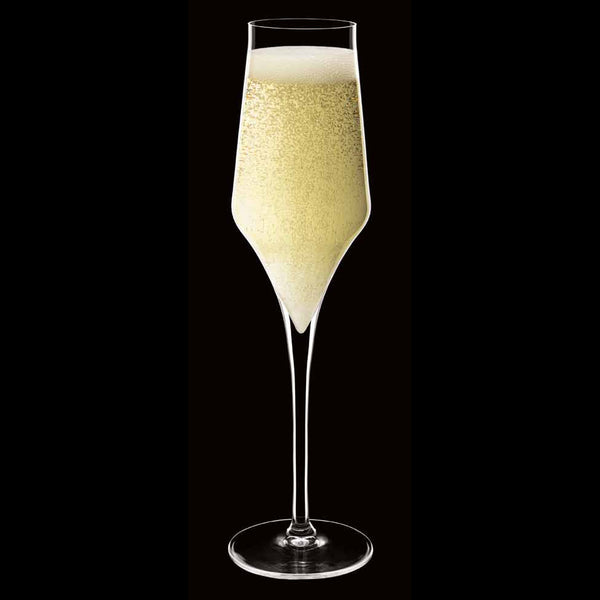 Luigi Bormioli Supremo 8oz Champagne Flute Glasses (Set Of 2)