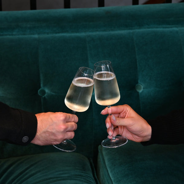 Luigi Bormioli Talismano 7oz Prosecco Flute Glasses (Set Of 4)