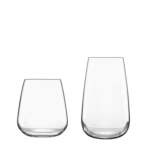 luigi bormioli Talismano 8pc Barware Set (4 DOF Glasses & 4 Beverage Glasses)