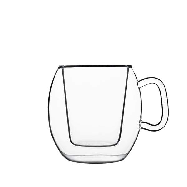 luigi bormioli Thermic Glass 10.25oz Coffee Double Wall Glasses (Set of 2)